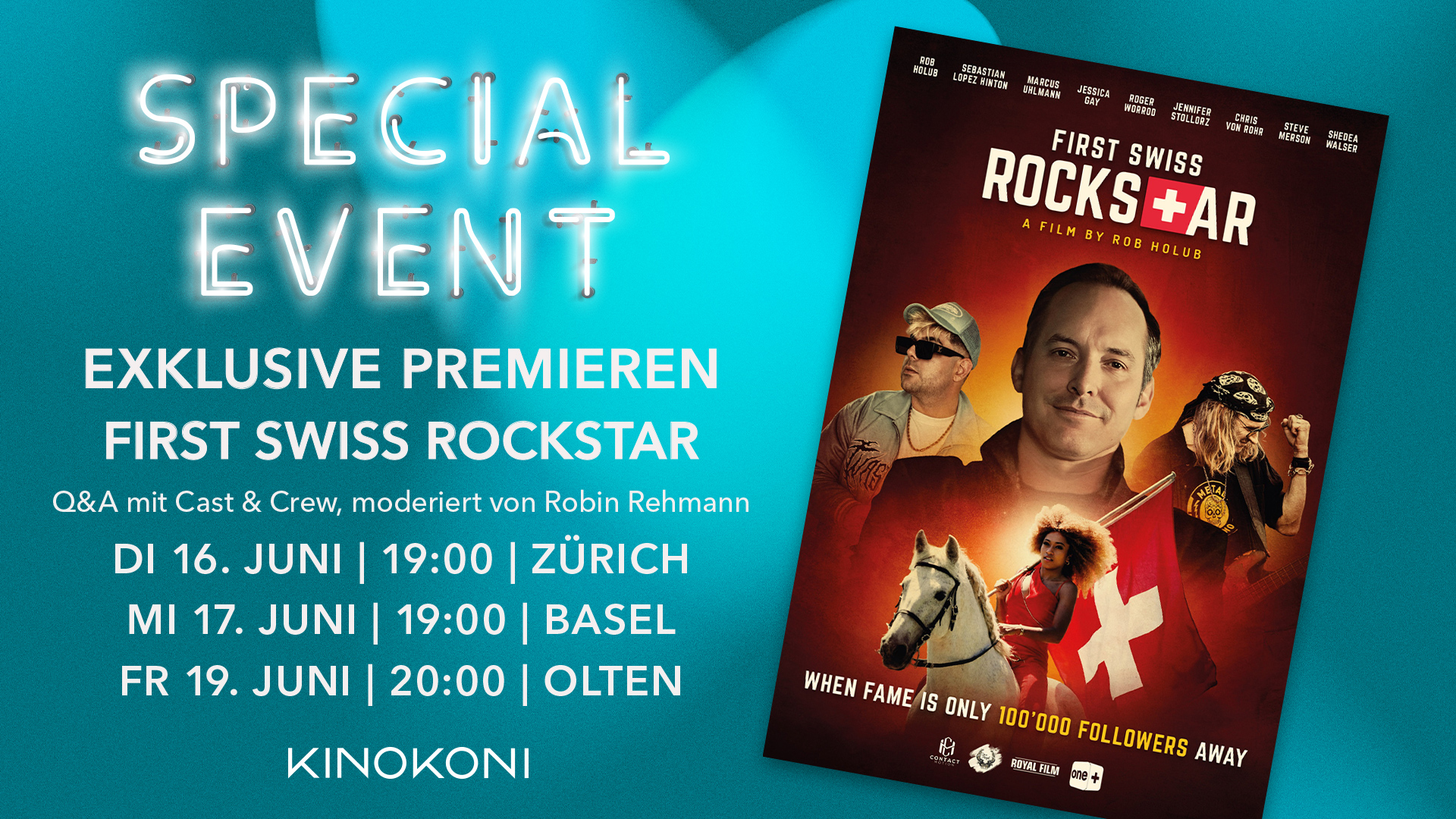 Special Event - Exklusive Premiere First Swiss Rockstar